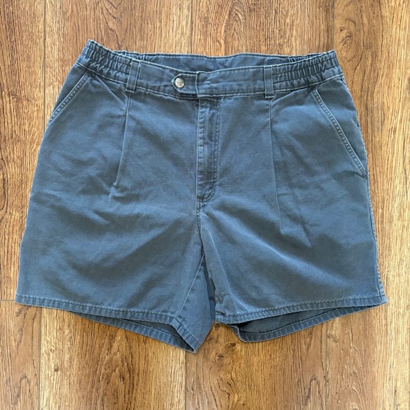 L.L. Bean Other - VTG 90s LL Bean Pathfinder Shorts Mens 34 Blue 100% Cotton Made in USA gorpcore